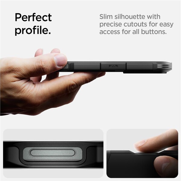 Spigen-Tough-Armor-MagSafe-kryt-iPhone-16-Pro-black