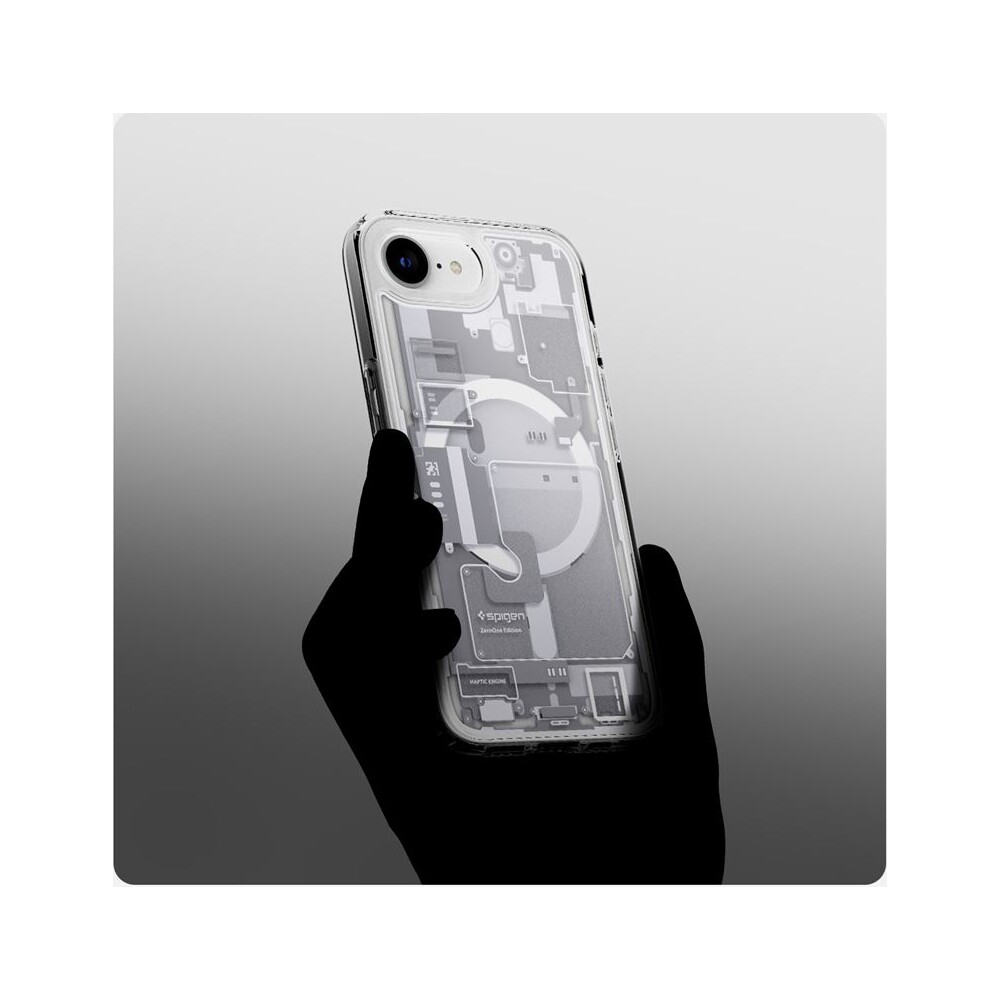 Spigen-Ultra-Hybrid-MagSafe-kryt-iPhone-17e-16e-zero-one-white