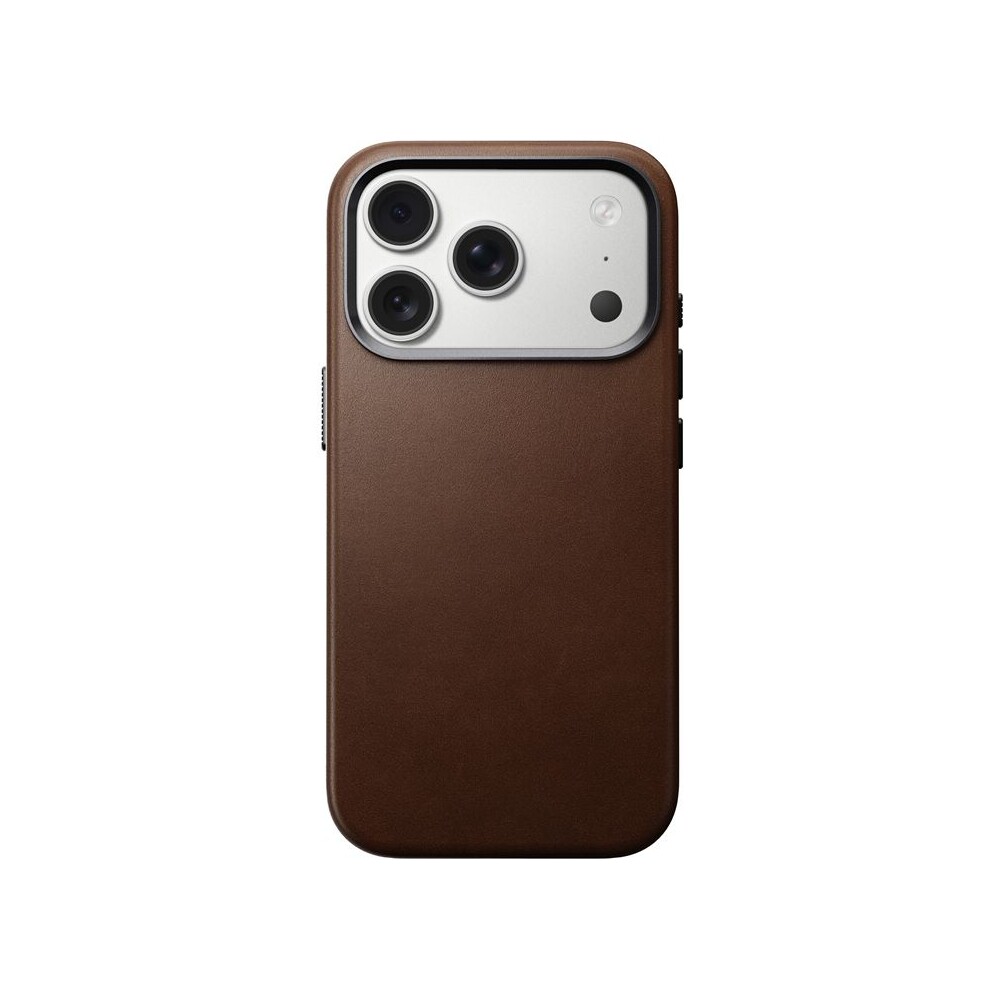 Nomad-Traditional-Leather-Case-MagSafe-kozeny-kryt-iPhone-17-Pro-Brown
