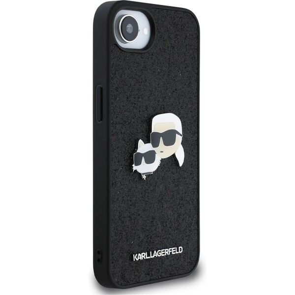 Karl-Lagerfeld-Fixed-Glitter-Metal-K-CH-kryt-iPhone-17e-16e-cerny