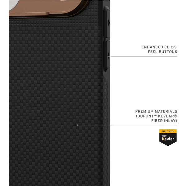 UAG-Fibr-Armr-MagSafe-kryt-iPhone-17-Pro-Max-kevlar-cerny-bronzovy