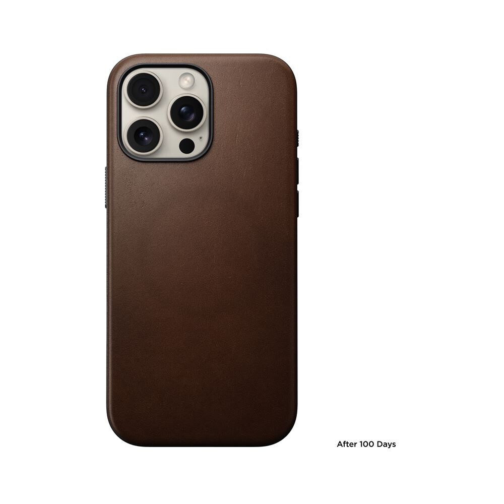 Nomad-Modern-Leather-Case-MagSafe-kryt-iPhone-16-Pro-Max-hnedy