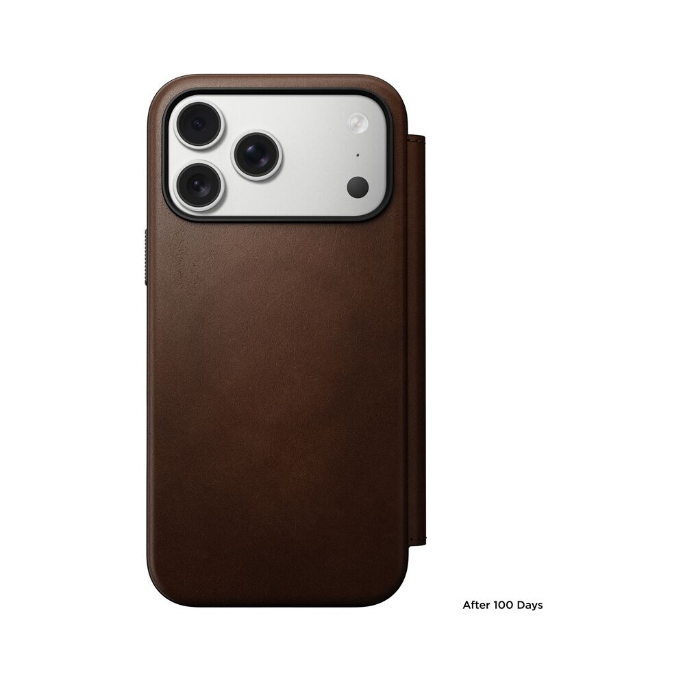 Nomad-Modern-Leather-Folio-MagSafe-kozene-pouzdro-iPhone-17-Pro-Max-Brown