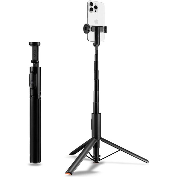 Spigen-Tripod-Selfie-Stick-Auto-Open-drzak-na-selfie-cerny