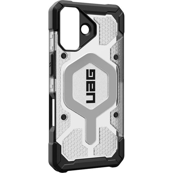 UAG-Pathfinder-Clear-Magsafe-kryt-iPhone-17-ciry-stribrny