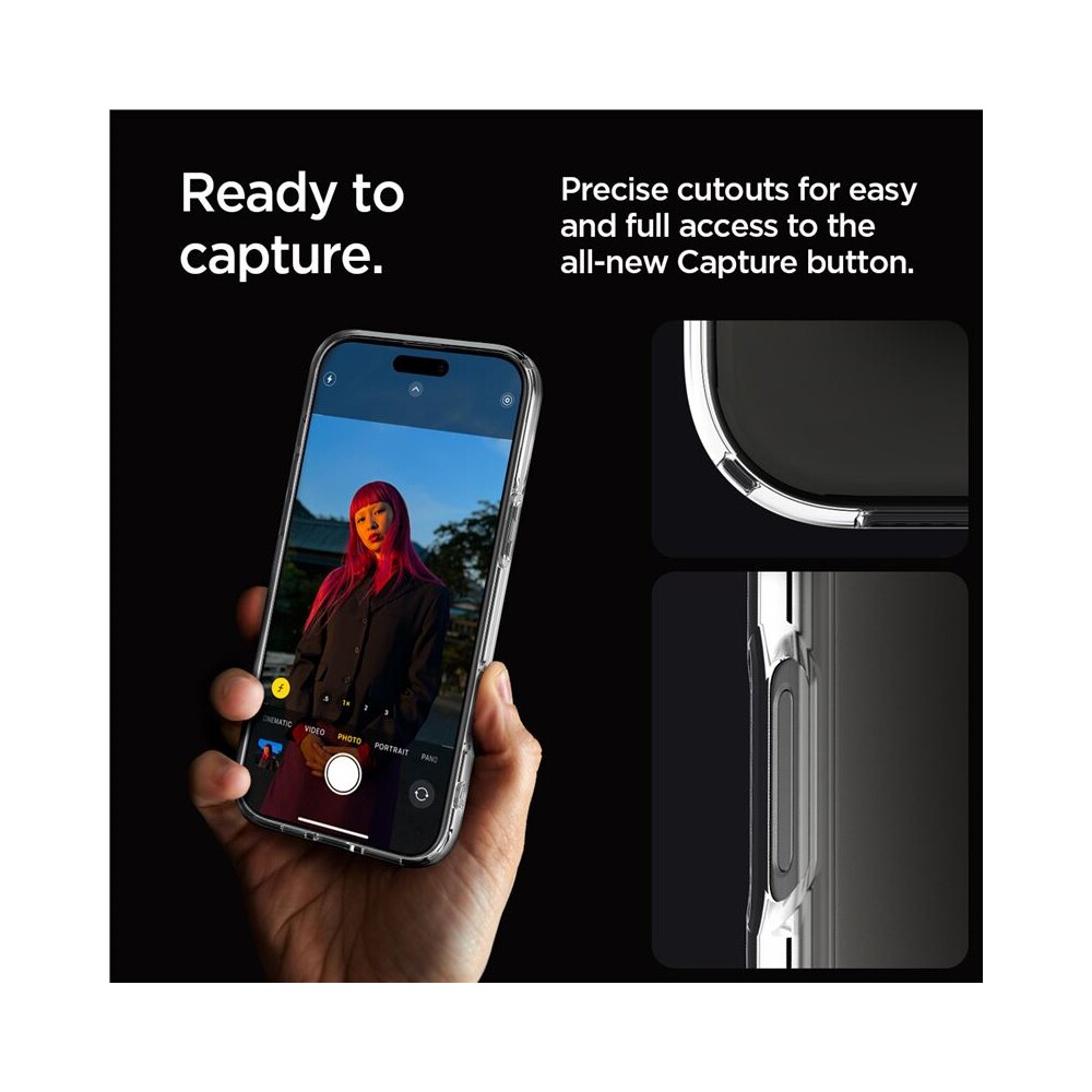 Spigen-Ultra-Hybrid-kryt-iPhone-16-Pro-crystal-clear