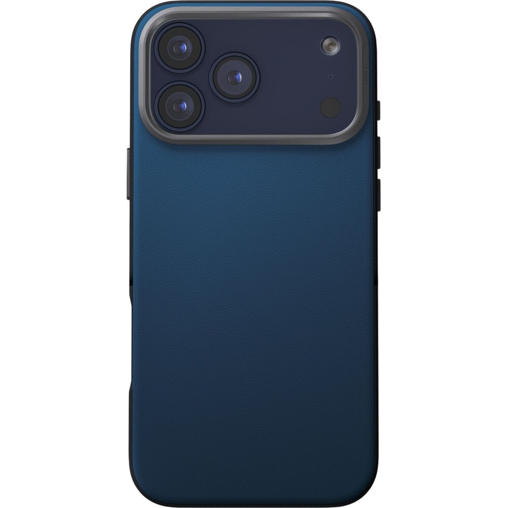 UNIQ-Lyden-DS-Premium-Leatherette-MagClick-MagSafe-kryt-iPhone-17-Pro-Max-Steel-Blue