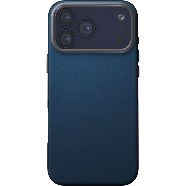 UNIQ-Lyden-DS-Premium-Leatherette-MagClick-MagSafe-kryt-iPhone-17-Pro-Max-Steel-Blue