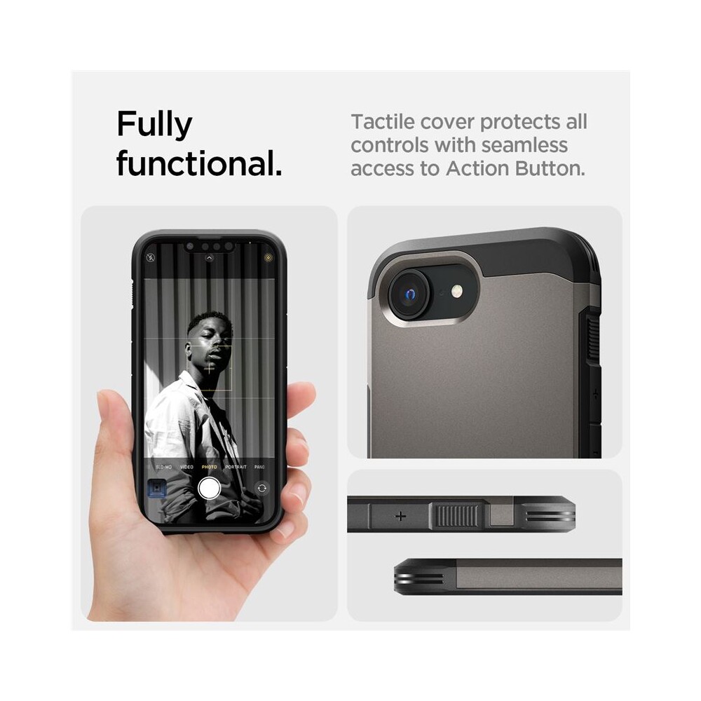 Spigen-Tough-Armor-MagSafe-kryt-iPhone-17e-16e-sedy