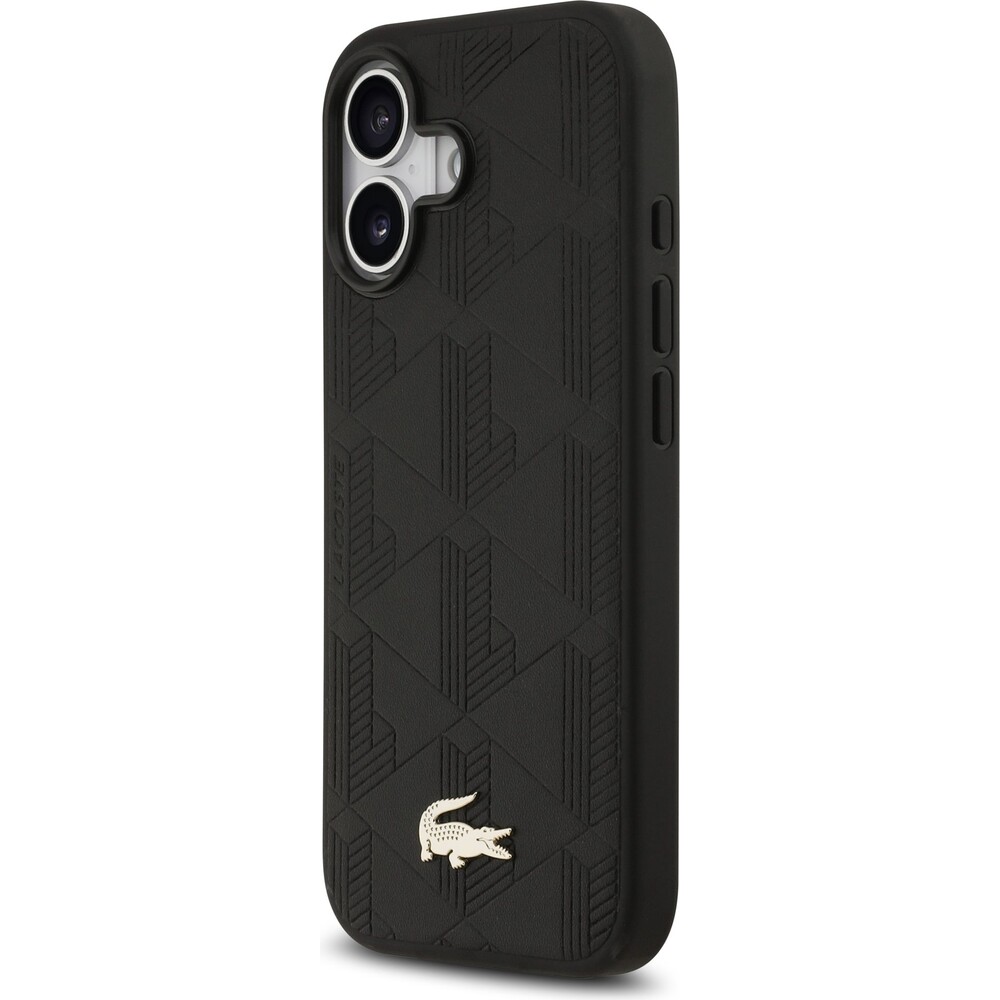 Lacoste-PU-Nomogramme-Gold-Logo-MagSafe-kryt-iPhone-17-cerny