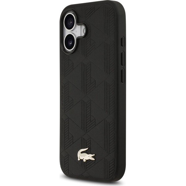 Lacoste-PU-Nomogramme-Gold-Logo-MagSafe-kryt-iPhone-17-cerny