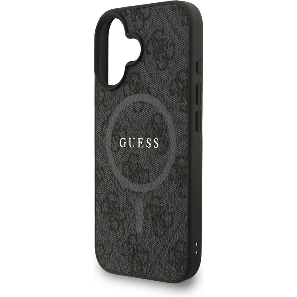 Guess-PU-Leather-4G-Colored-Ring-Strap-MagSafe-kryt-iPhone-16-cerny