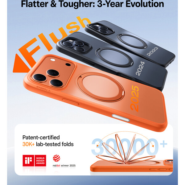 Torras-Ostand-Pro-MagSafe-kryt-iPhone-17-Pro-Max-energy-orange