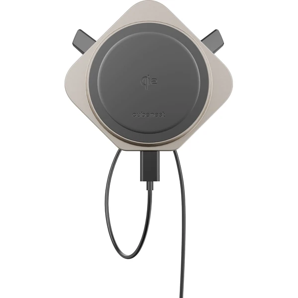 CubeNest SQ1C1 Qi2 (MagSafe) držák do auta s nabíjením titanový - Držáky - Obrázek 86BC000K01