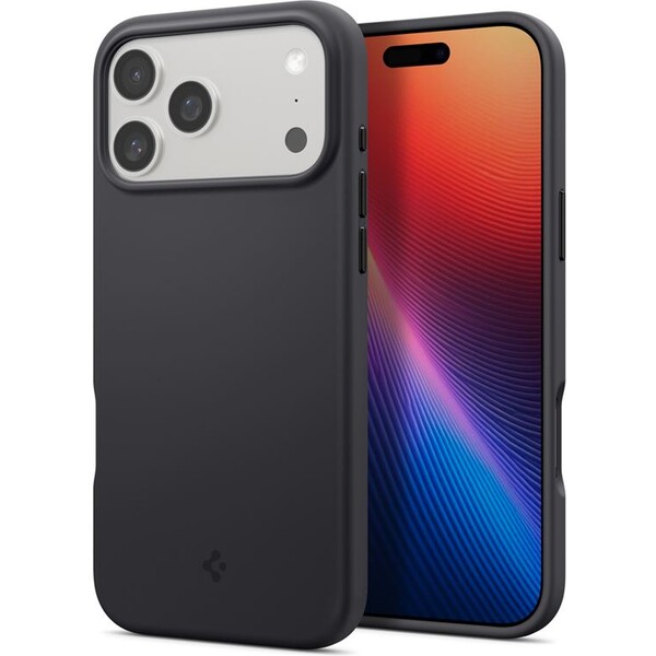 Spigen-Silicone-Fit-MagSafe-kryt-iPhone-17-Pro-black