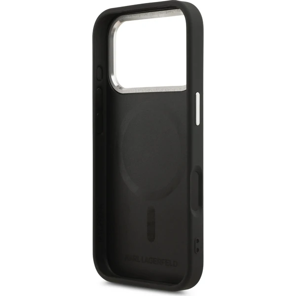 Karl-Lagerfeld-PU-RSG-Logo-MagSafe-kryt-iPhone-17-Pro-cerny