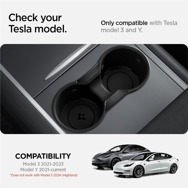 Spigen-Center-Console-Cup-Holder-Insert-Relaxed-Grip-vlozky-do-drzaku-napoju-Tesla-Model-Y-3