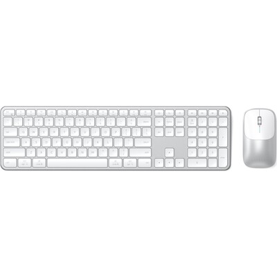Satechi Slim CEX3 Wireless Combo klávesnice a myš (US English) stříbrná