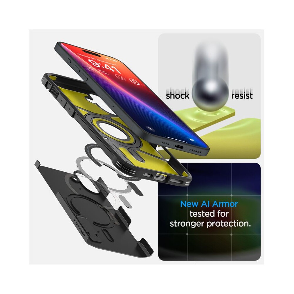 Spigen-Tough-Armor-MagSafe-kryt-iPhone-16-black