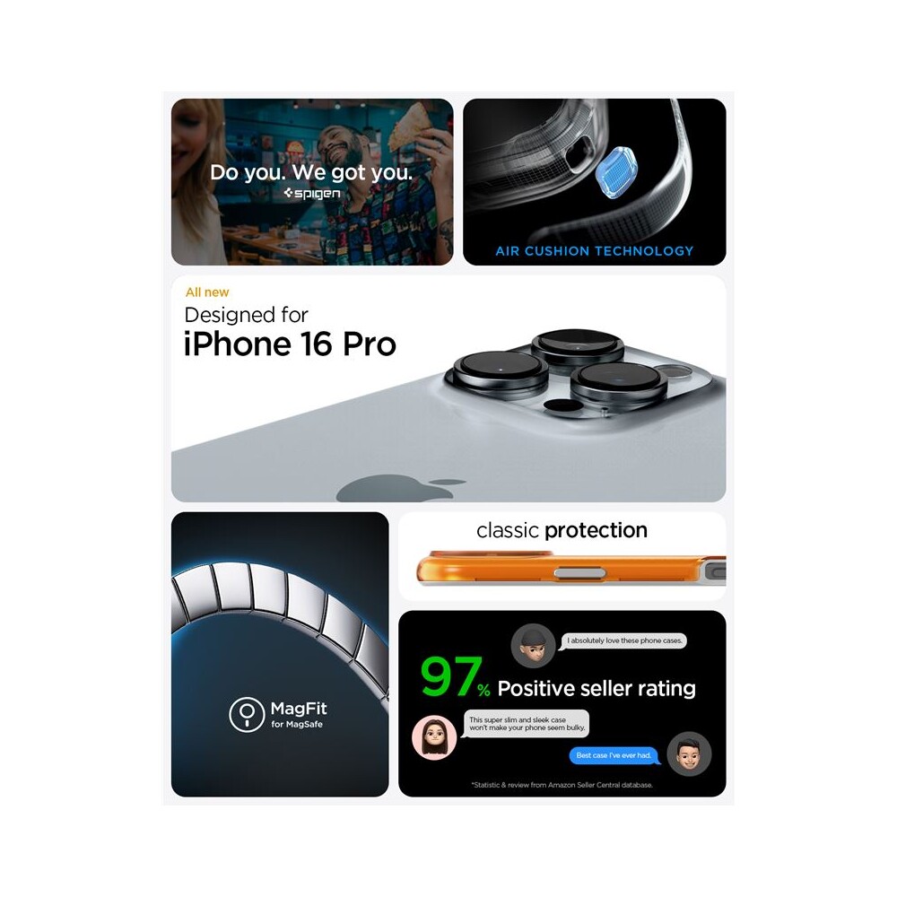 Spigen-Classic-C1-MagSafe-kryt-iPhone-16-Pro-tangerine