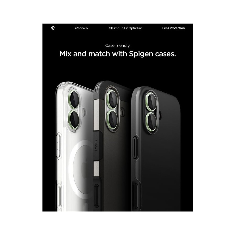 Spigen-Glass-tR-EZ-Fit-Optik-Pro-skla-iPhone-17-green-2-ks-