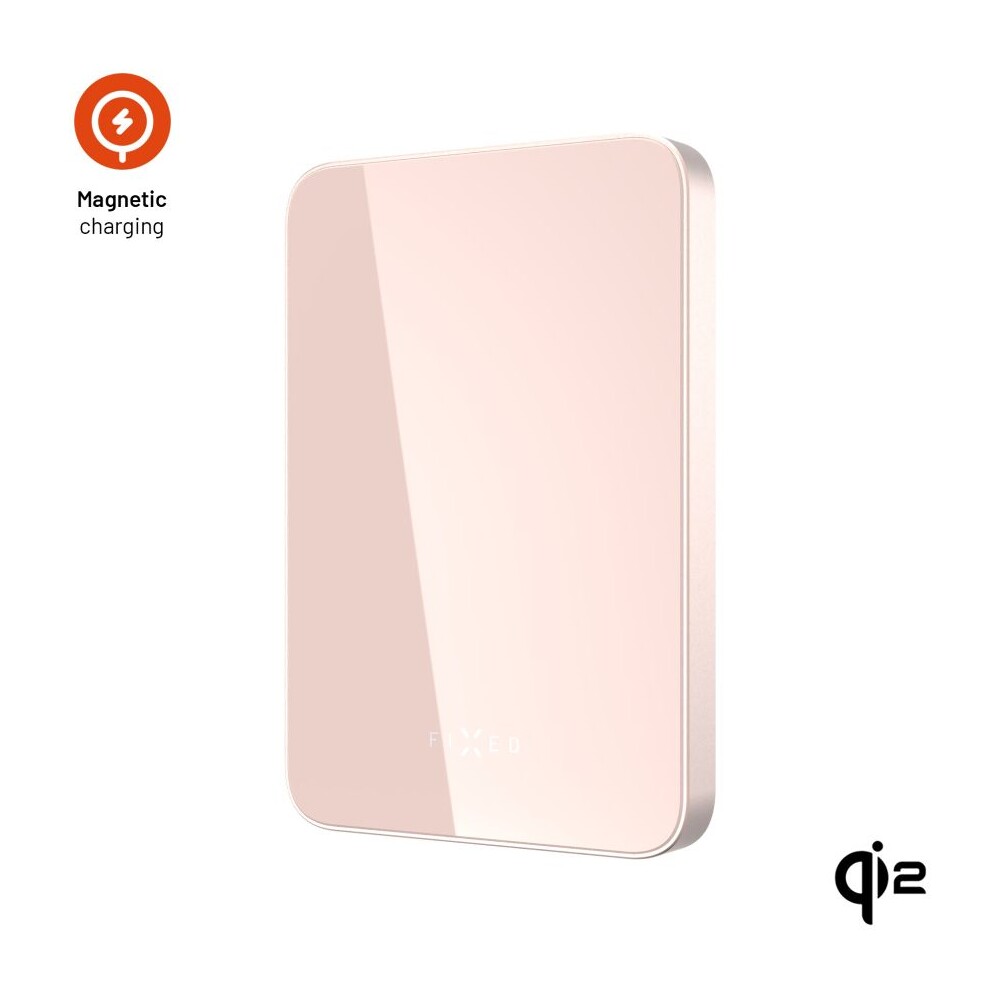 FIXED-MagZen-5-Crystal-MagSafe-Qi2-powerbanka-5000mAh-ruzova
