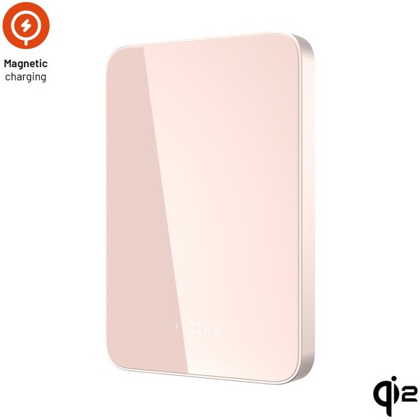 FIXED-MagZen-5-Crystal-MagSafe-Qi2-powerbanka-5000mAh-ruzova
