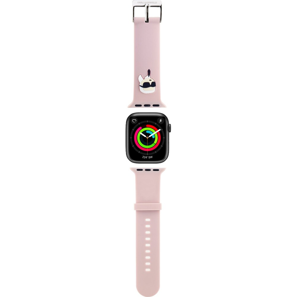 Karl-Lagerfeld-Karl-Head-NFT-reminek-pro-Apple-Watch-42-44-45-46-49-ruzovy