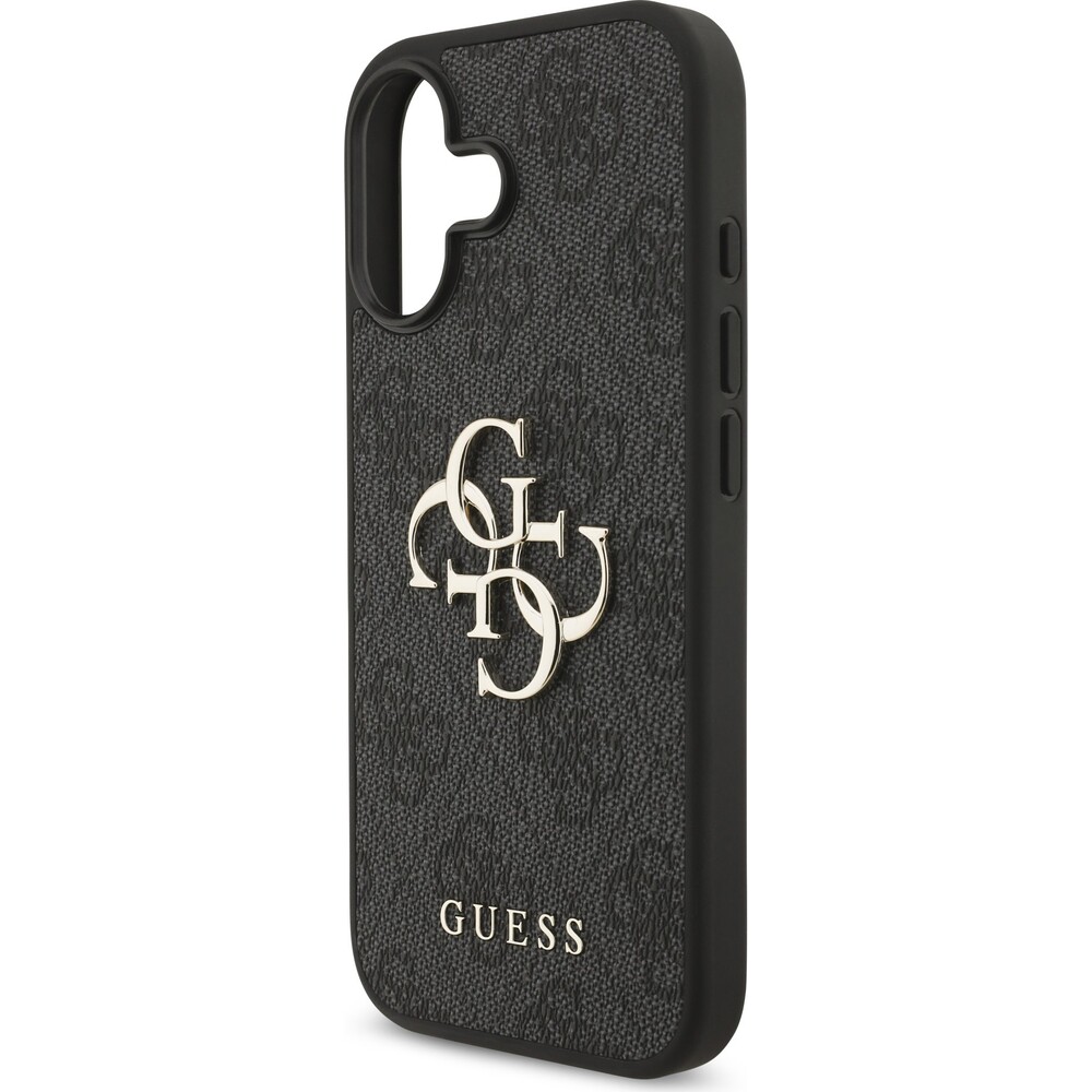 Guess-PU-4G-Metal-Logo-kryt-iPhone-17-sedy