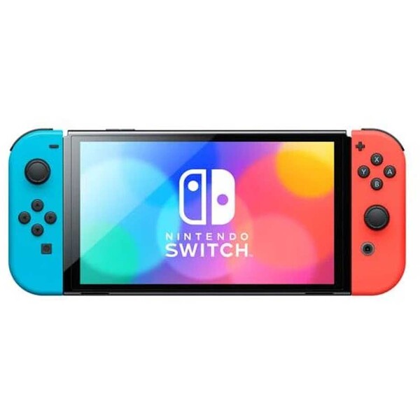 Nintendo-Switch-OLED-Neon-Blue-Neon-Red