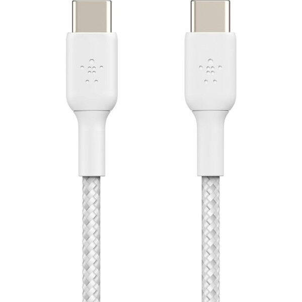 Belkin-BOOST-Charge-Braided-USB-C-USB-C-napajeci-kabel-60W-1m-bily