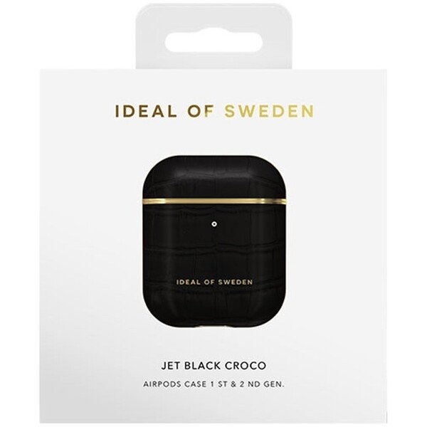 Ideal Of Sweden Pouzdro Airpods Black Croco Iwantcz 7266