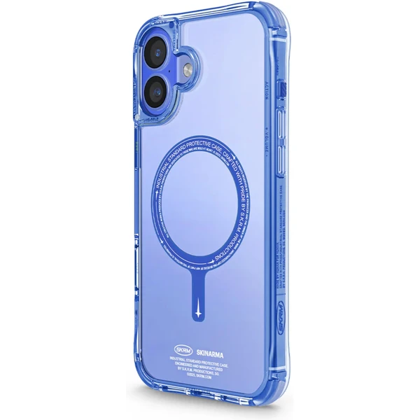 SKINARMA Saido Mag-Charge kryt iPhone 16 modrý - Pouzdra - Obrázek 88LD000O01