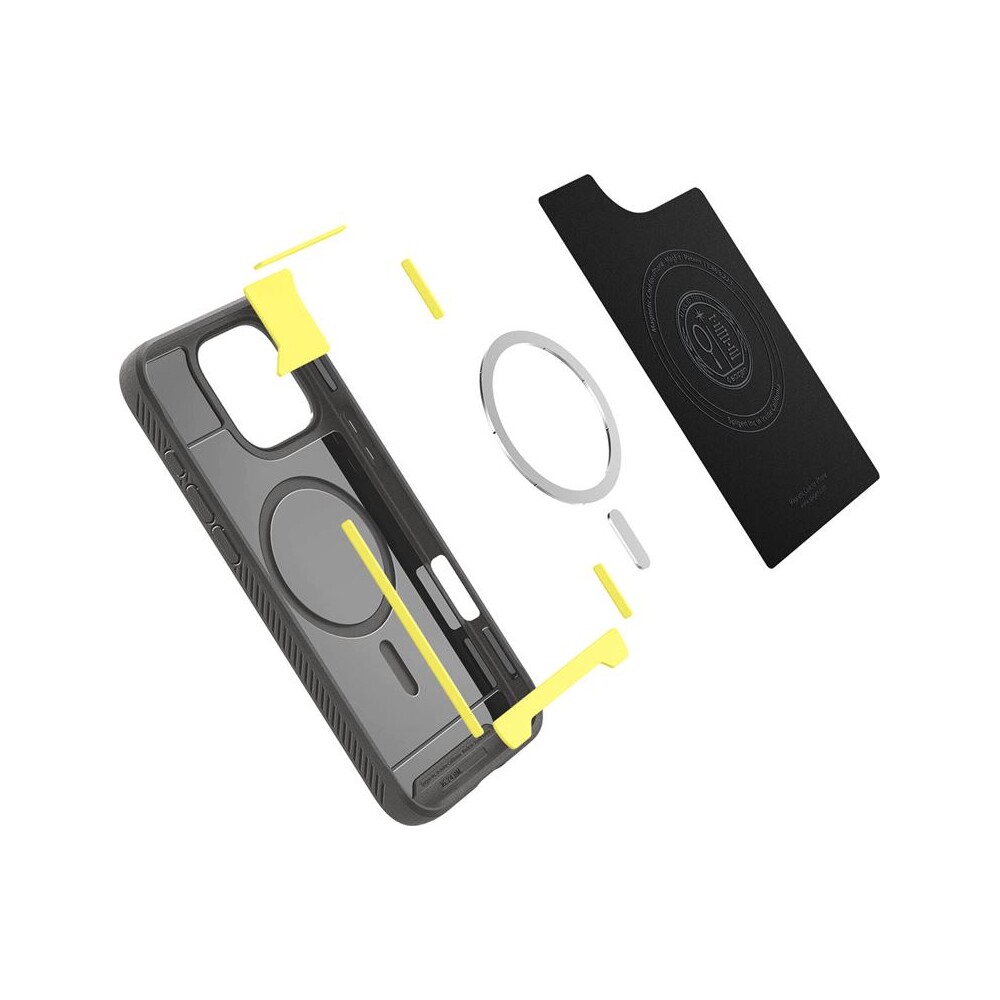 Spigen-Rugged-Armor-MagSafe-kryt-iPhone-16-Pro-gray