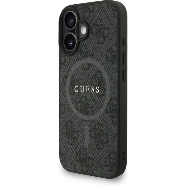 Guess-PU-Leather-4G-Colored-Ring-Strap-MagSafe-kryt-iPhone-16-cerny