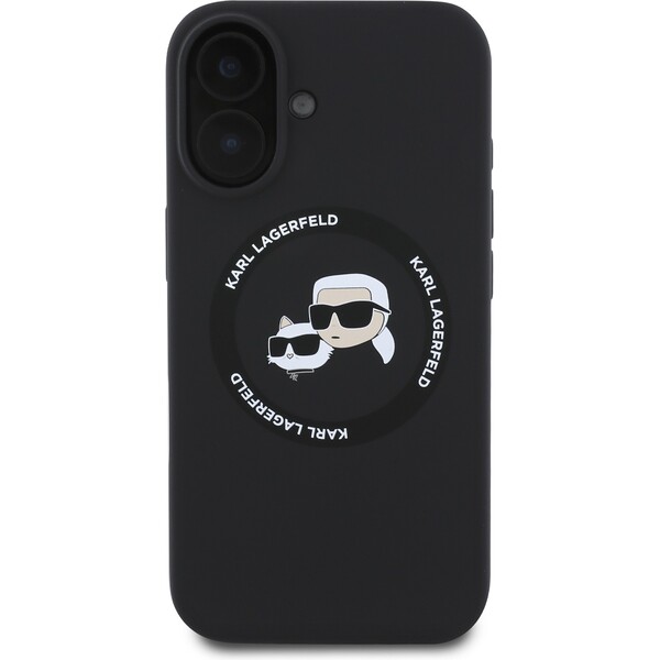 Karl-Lagerfeld-Liquid-Silicone-K-CH-Heads-MagSafe-kryt-pro-iPhone-16-cerny