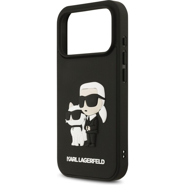Karl-Lagerfeld-3D-Rubber-Karl-and-Choupette-kryt-iPhone-17-Pro-cerny
