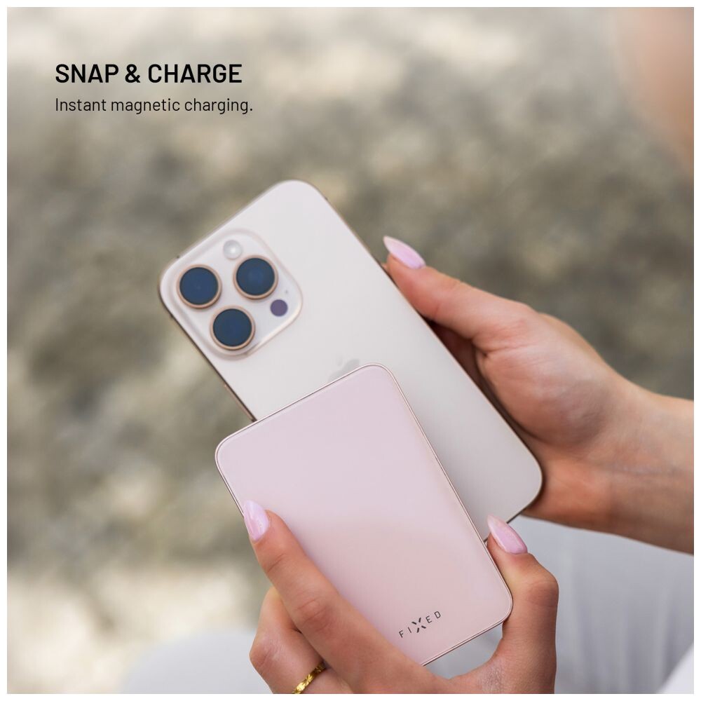 FIXED-MagZen-5-Crystal-MagSafe-Qi2-powerbanka-5000mAh-cerna
