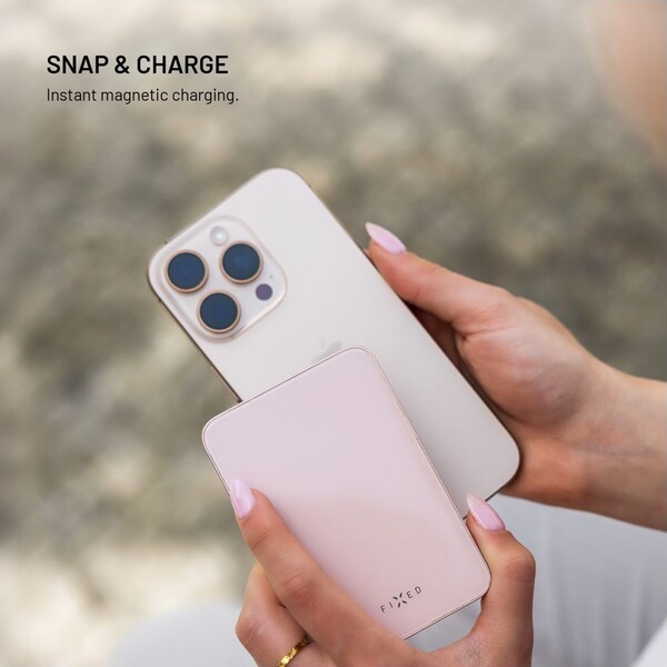 FIXED-MagZen-5-Crystal-MagSafe-Qi2-powerbanka-5000mAh-cerna