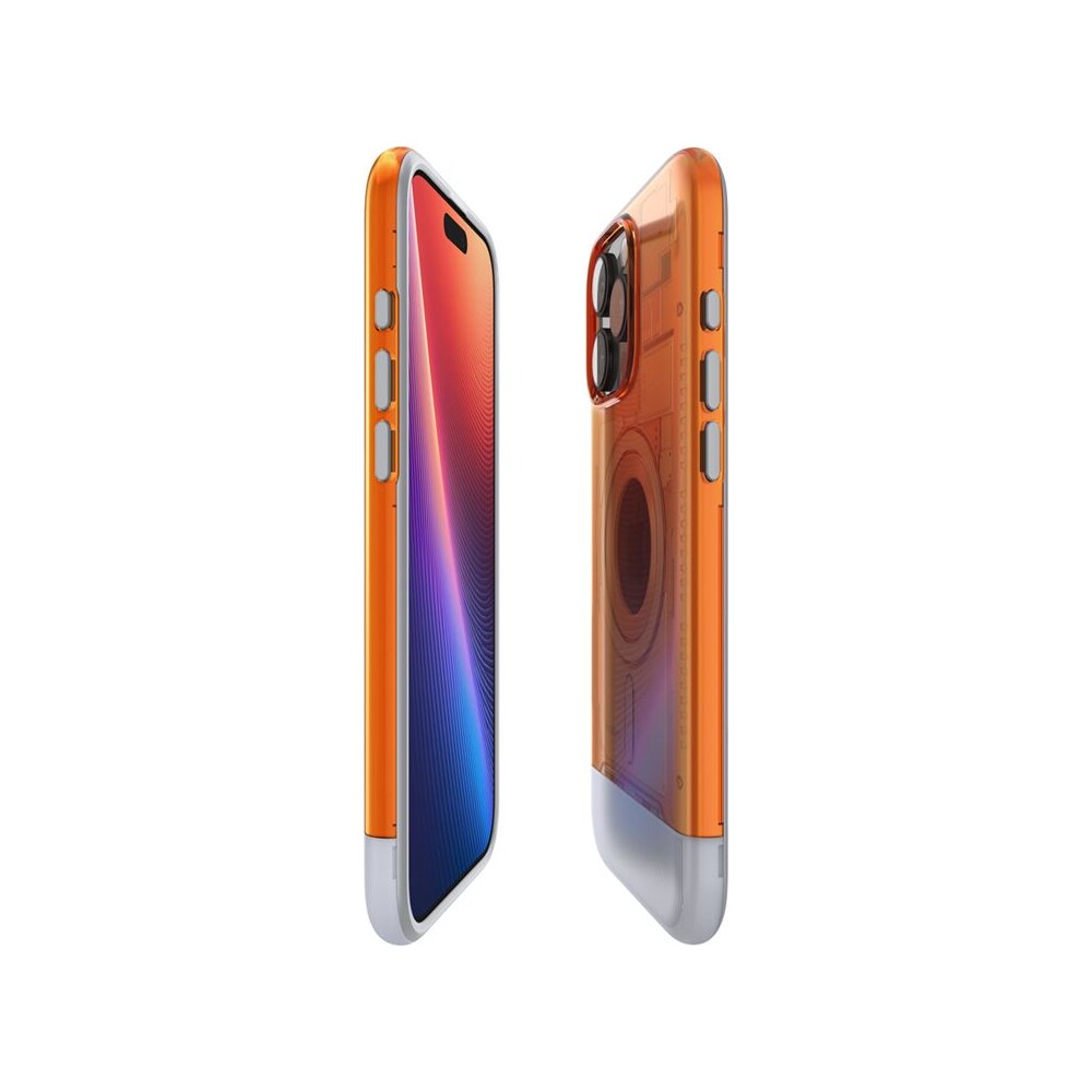 Spigen-Classic-C1-MagSafe-kryt-iPhone-16-Pro-tangerine