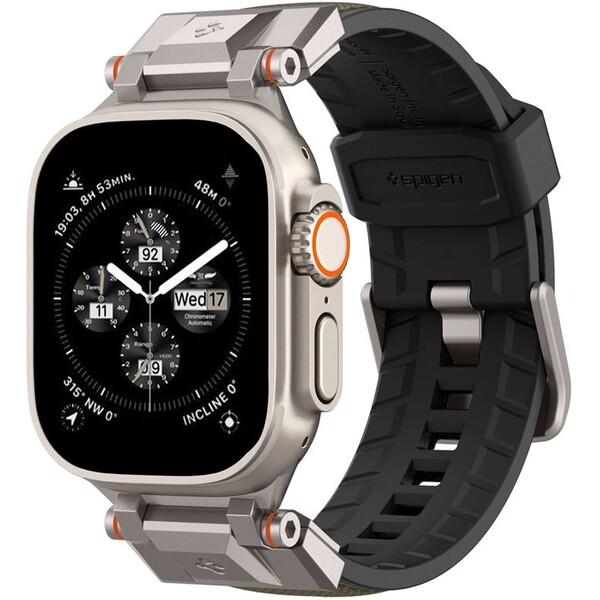 Spigen-DuraPro-Armor-reminek-Apple-Watch-Ultra-49-46-45-44-42mm-tmave-zeleny