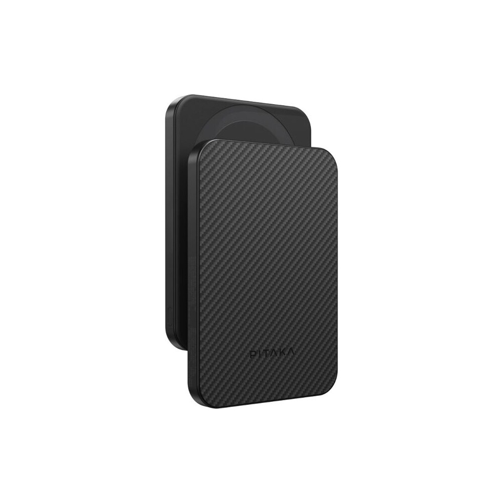 Pitaka-Powerbanka-15W-5000mAh-Qi2-MagSafe-Black-Grey