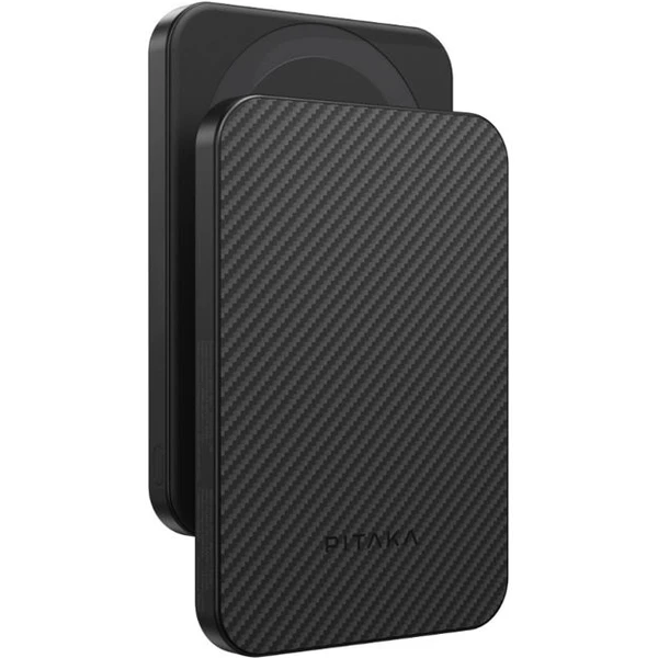 Pitaka Powerbanka (15W), 5000mAh, Qi2/MagSafe, Black/Grey - Powerbanky - Hlavní obrázek