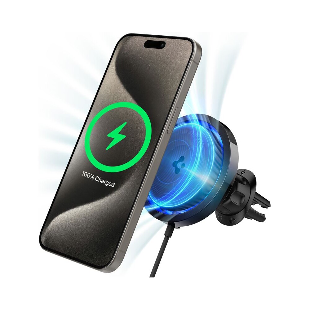Spigen-OneTap-Pro-3-Cryomax-Air-Vent-MagSafe-drzak-do-auta-s-chlazenim-cerny