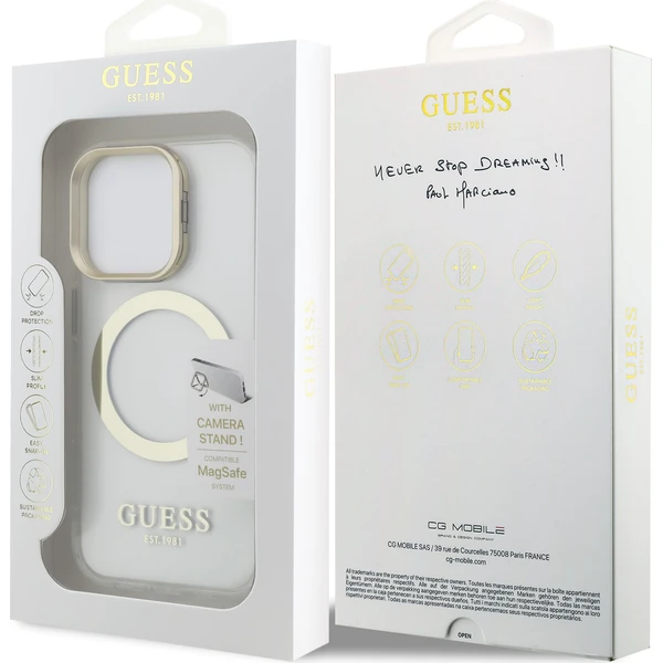 Guess-IML-Gold-Outline-Stand-Camera-Frame-MagSafe-kryt-iPhone-15-Pro-Max-ciry