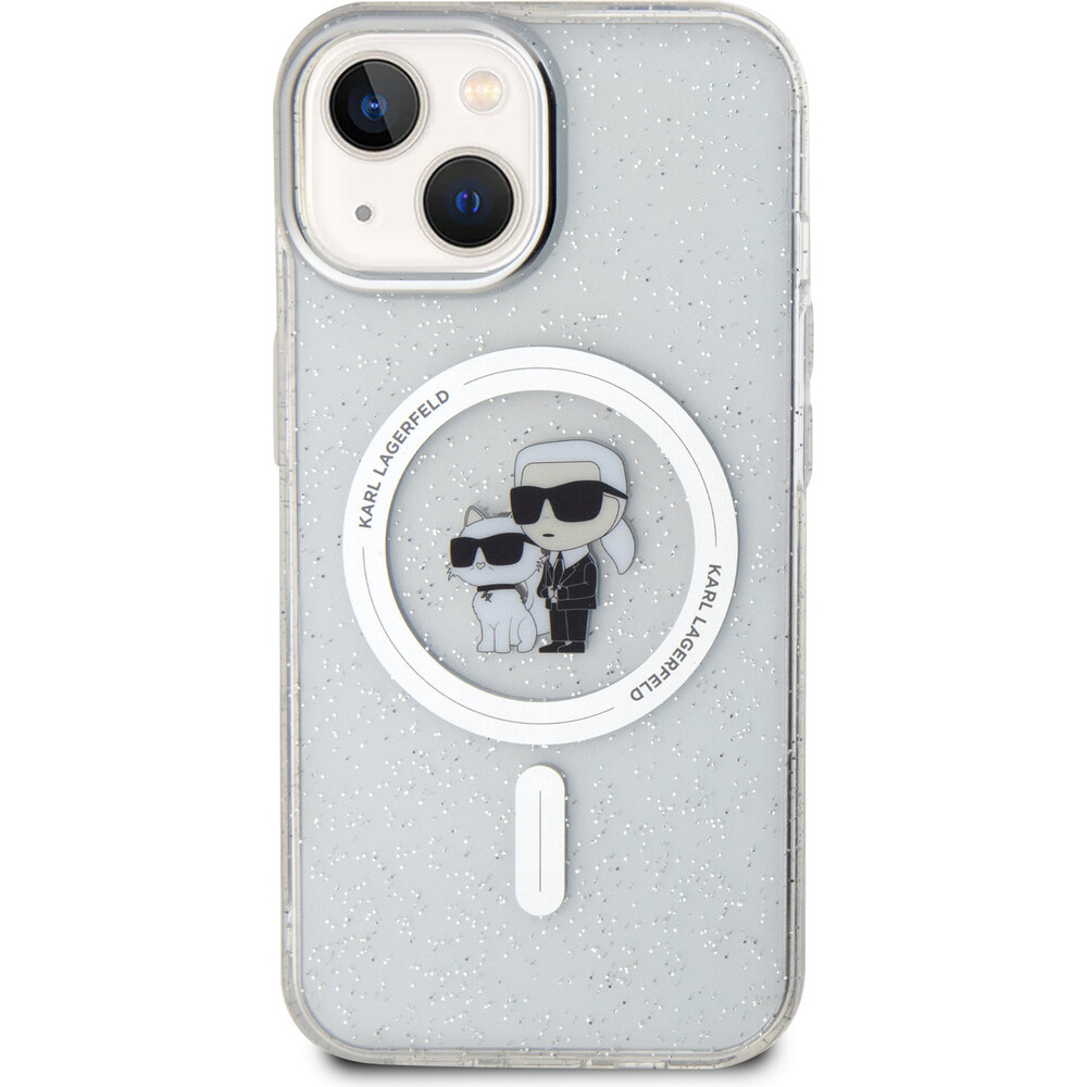 Karl-Lagerfeld-IML-Glitter-Karl-and-Choupette-MagSafe-kryt-iPhone-15-ciry