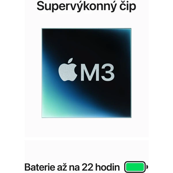 Apple MacBook Pro 14" / M3 / 8GB / 1TB / SK KLV / stříbrný - Notebooky - Obrázek 8CX2000O01