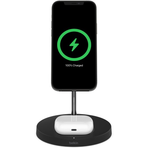 Belkin-BOOST-CHARGE-PRO-2v1-MagSafe-nabijeci-stojanek-15W-cerny