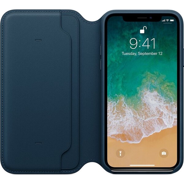 Apple-Folio-kozene-pouzdro-iPhone-X-vesmirne-modre