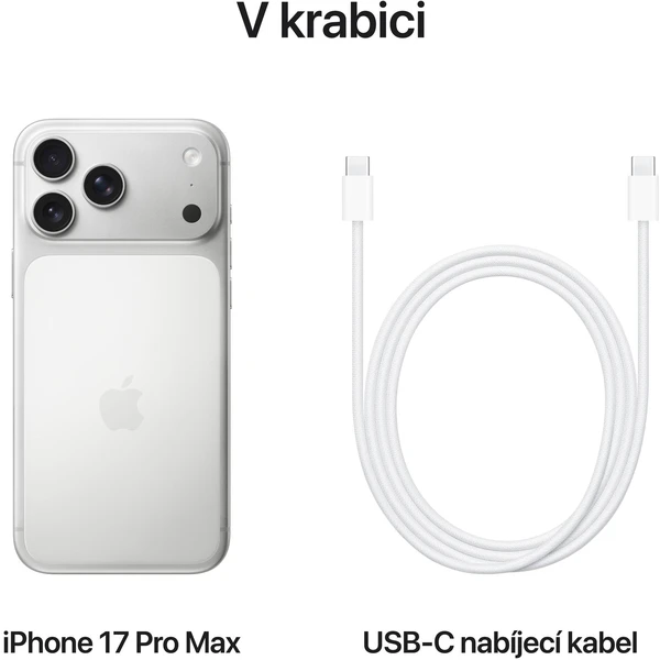 Apple iPhone 17 Pro Max 512GB stříbrný - Mobilní telefony - Obrázek 8KNH000K01